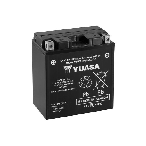 bateria para motocicleta yuasa mf 18 9ah cp ytx20ch bs