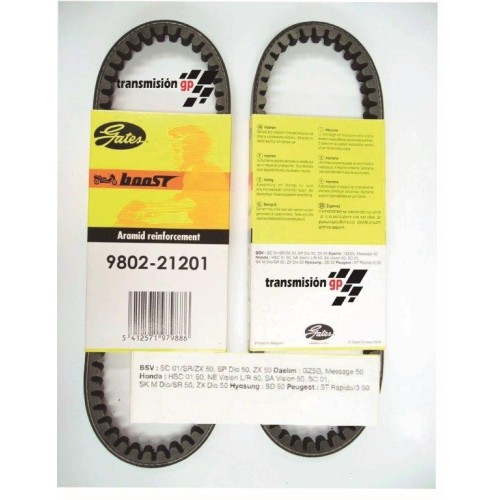 correa para moto honda vision daelim message gates 9802 21201