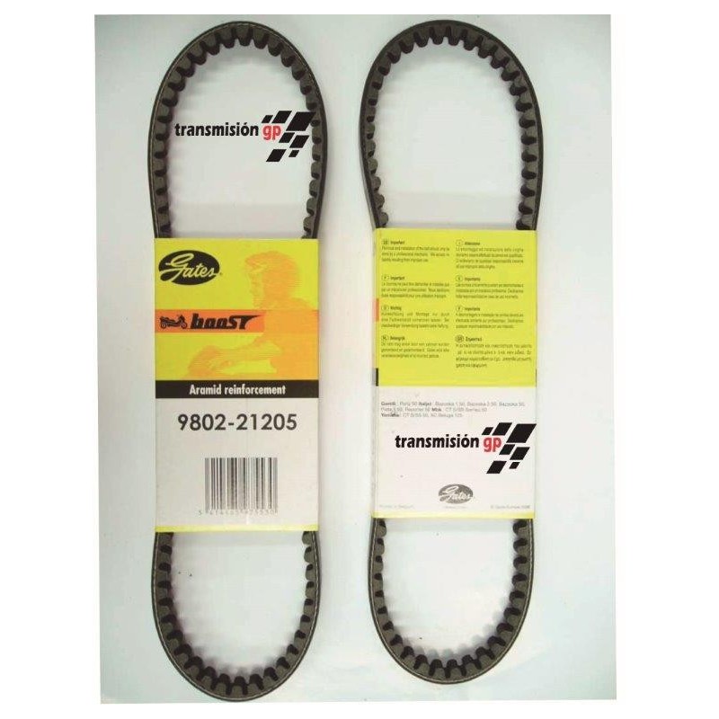 correa para moto yamaha xc beluga 125 gates 9802 21205