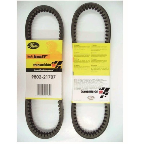 correa para moto sym 150 shark 00 02 gates 9802 21707