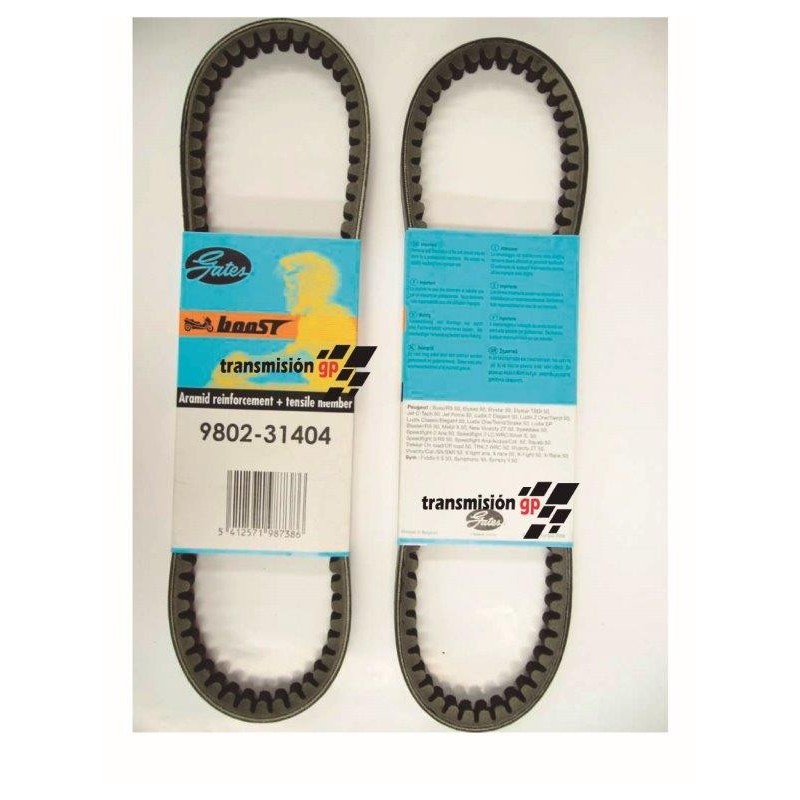 correa para moto peugeot 50 jet c tech 08 09 gates 9802 31404