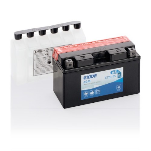 bateria para moto exide agm mc dry yt7b bs