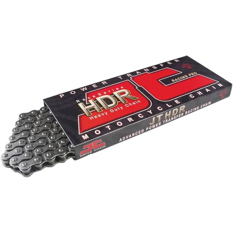 cadena de moto jt sprockets 420hdr 132 eslabones jtc420hdr132sl