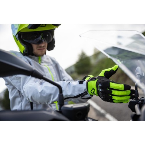 guantes acerbis ramsey my vented amarillo y negro 0023478 318