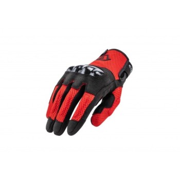 guantes acerbis ramsey my vented negro y rojo 0023478 110