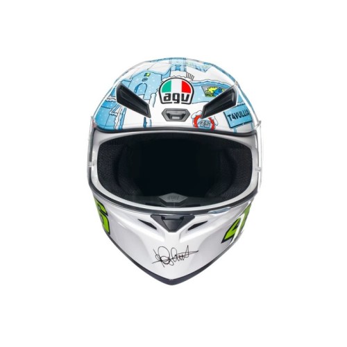 casco de moto agv integral k1 s rossi winter test 2017 talla xs