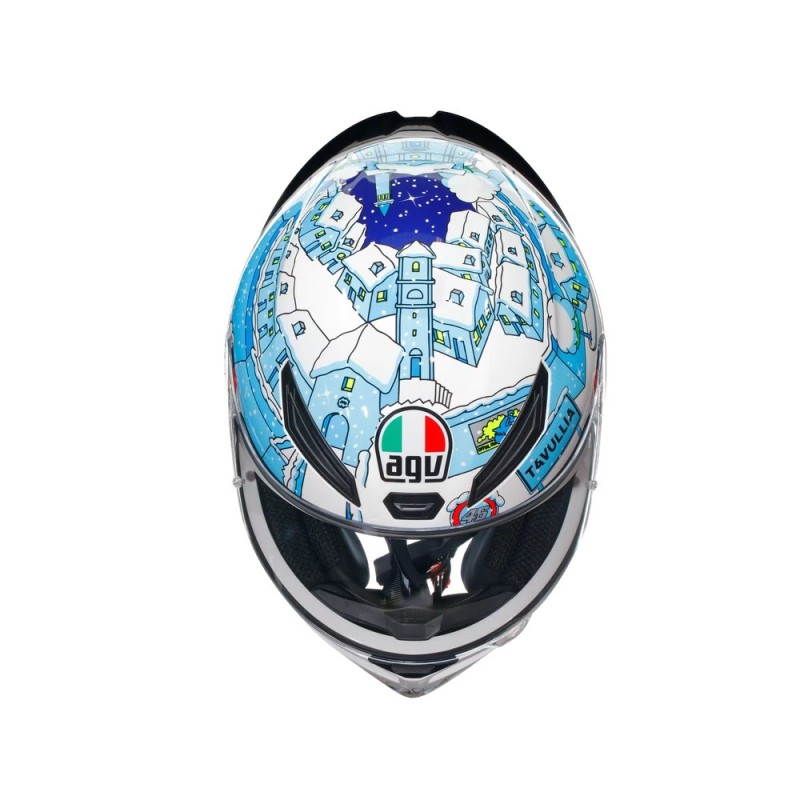 casco de moto agv integral k1 s rossi winter test 2017 talla xs