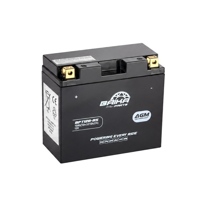 bateria sin mantenimiento precargada baika yt12b bs