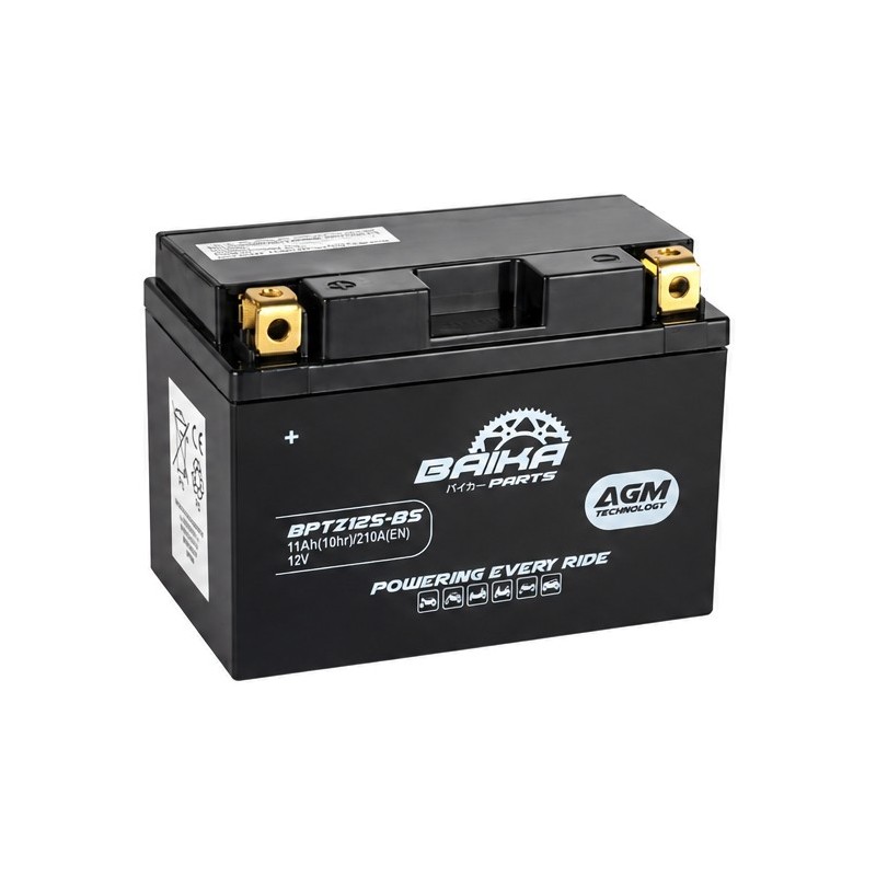 bateria moto sin mantenimiento precargada baika ytz12s bs