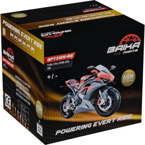 bateria moto sin mantenimiento precargada baika ytz12s bs