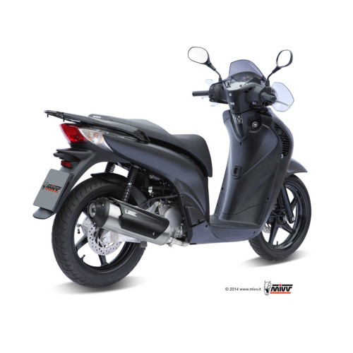escape completo mivv 1x1 urban st steel honda ps 125 150 2006 12 honda sh 125 150 2002 12