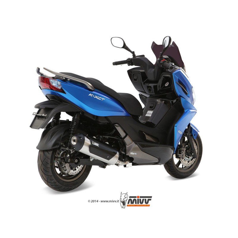 escape completo mivv 1x1 urban st steel kymco k xct 300 2012 16 c ky 0017 k