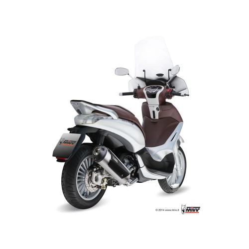 escape completo mivv 1x1 urban st steel piaggio beverly 125 2010 12 beverly 300 2010 13