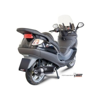 escape completo mivv 1x1 urban steel piaggio mp3 125 x7 125 x8 125 x evo 125 x8 200 x9 200