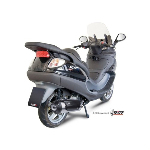 escape completo mivv 1x1 urban steel piaggio mp3 125 x7 125 x8 125 x evo 125 x8 200 x9 200