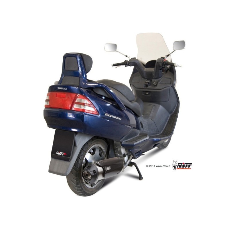 escape completo mivv 1x1 urban st steel suzuki burgman 250 burgman 400 1998 02