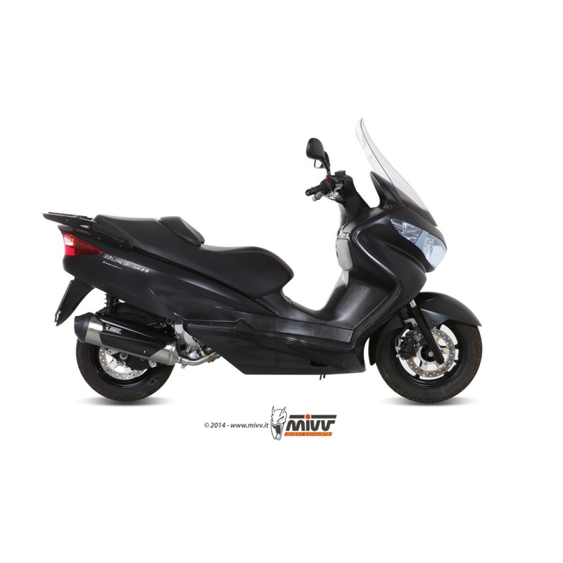 escape completo mivv 1x1 urban st steel suzuki burgman 200 2007 13 c su 0012 k