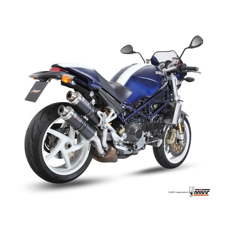 silenciosos mivv gp carbon ducati monster s2r 800 2005 07 s2r 1000 2006 07 s4r 2003 05