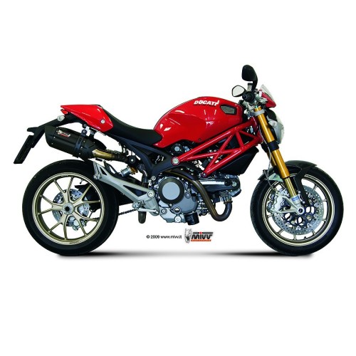 silenciosos mivv suono acero negro carbon ducati monster 795 12 14 796 10 14 1100 08