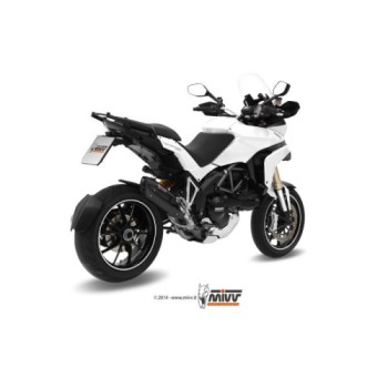 silencioso mivv suono acero negro carbon ducati multistrada 1200 2010 14 d 027 l9 2