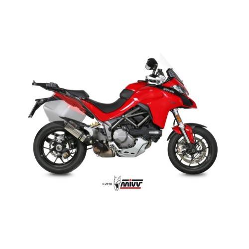 silencioso mivv suono st acero carbono ducati multistrada 1200 2015 17 1260 2018 20