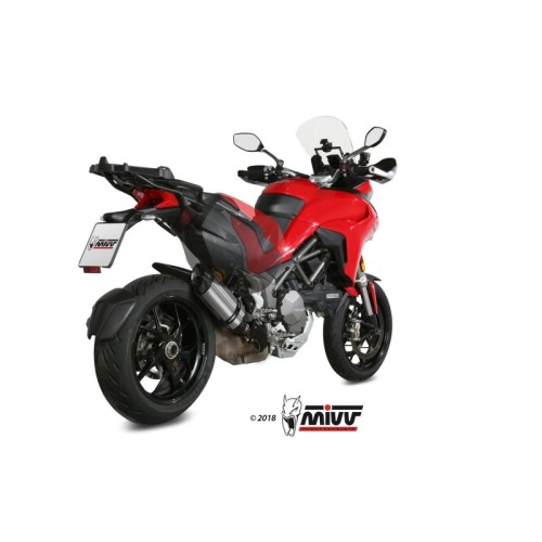 silencioso mivv suono st acero carbono ducati multistrada 1200 2015 17 1260 2018 20