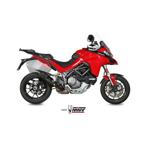 silencioso mivv suono acero negro carbon ducati multistrada 1200 15 17 1260 18 20