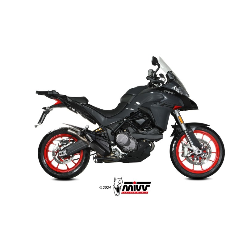 silencioso mivv double gun st acero ducati multistrada 950 s 2017 21 1200 enduro 2016 18