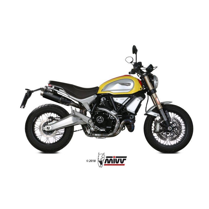 silenciosos mivvgp pro black ducati scrambler 1100 2018 20 d 038 lxbp
