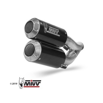silenciosos mivv mk3 carbono ducati monster 821 2018 20 monster 1200 2017 21 d 042 sm3c