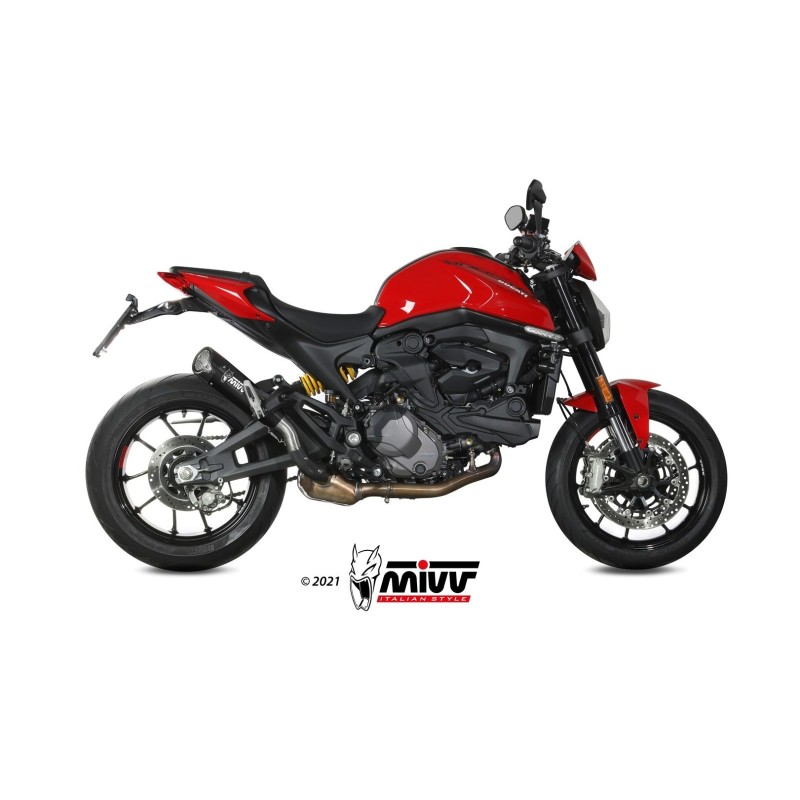 silencioso mivv x m5 black ducati monster 2021 25 d 048 lc5b