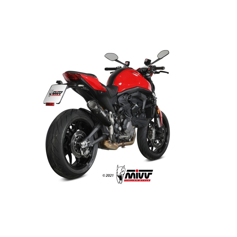 silencioso mivv x m5 black ducati monster 2021 25 d 048 lc5b