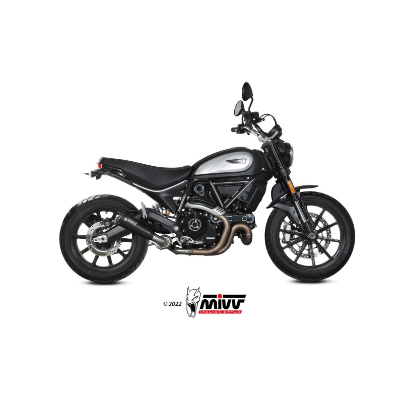 silencioso mivv x m1 inox negro ducati scrambler 800 icon icon dark 2021 22 d 050 lc4b