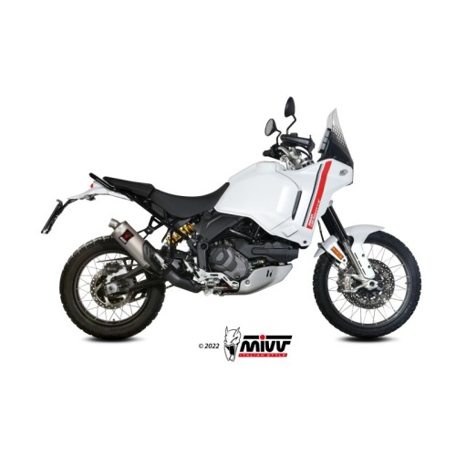 silencioso mivv dakar titanium ducati desert x 2022 25 d 053 ldkt
