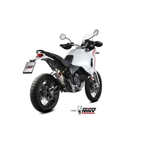 silencioso mivv dakar titanium ducati desert x 2022 25 d 053 ldkt