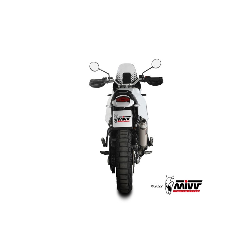 silencioso mivv dakar titanium ducati desert x 2022 25 d 053 ldkt