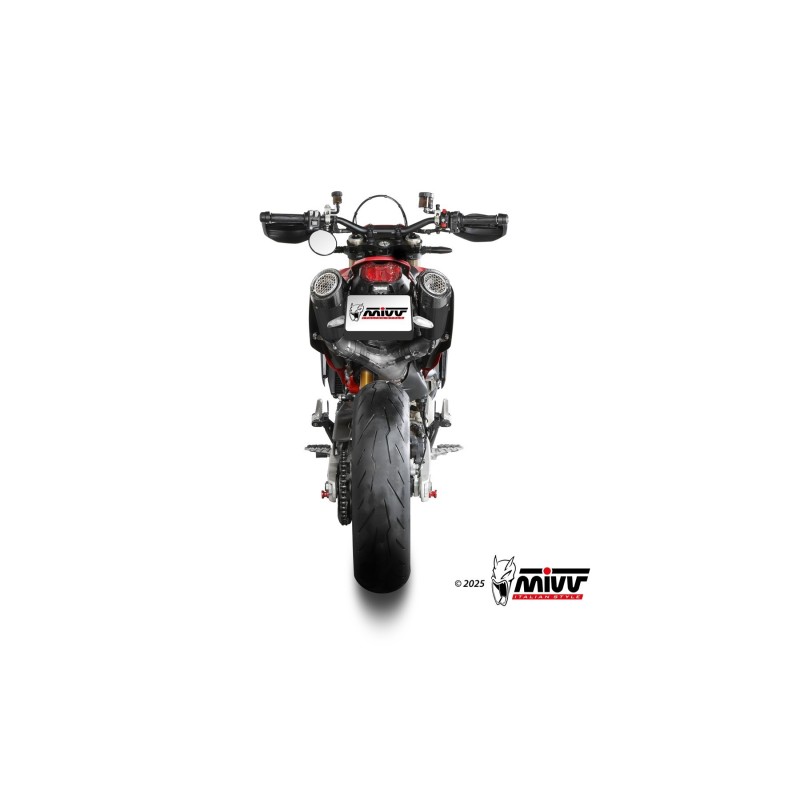 silencioso mivv x m5 black ducati hypermotard 698 mono 2024 26 d 055 lc5b