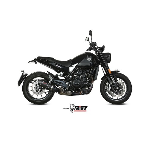 silencioso mivv oval carbono c tapa carbono benelli leoncino 2019 25 e 002 l3c