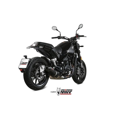 silencioso mivv oval carbono c tapa carbono benelli leoncino 2019 25 e 002 l3c