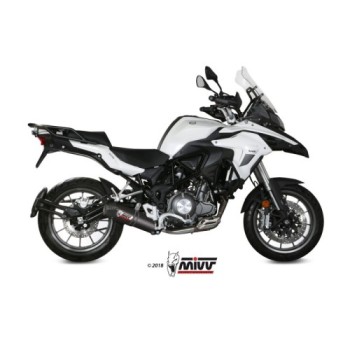 silencioso mivv oval carbono c tapa carbono benelli trk 502 2017 25 e 003 l3c 2