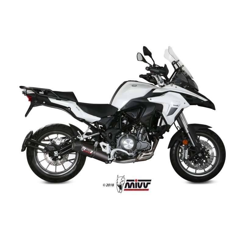 silencioso mivv oval carbono c tapa carbono benelli trk 502 2017 25 e 003 l3c
