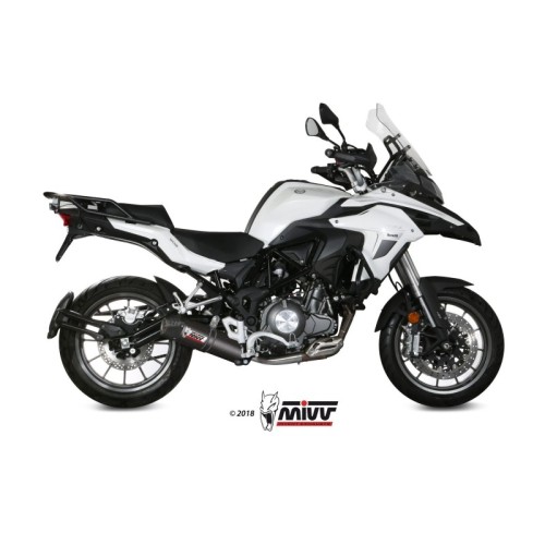 silencioso mivv oval carbono c tapa carbono benelli trk 502 2017 25 e 003 l3c