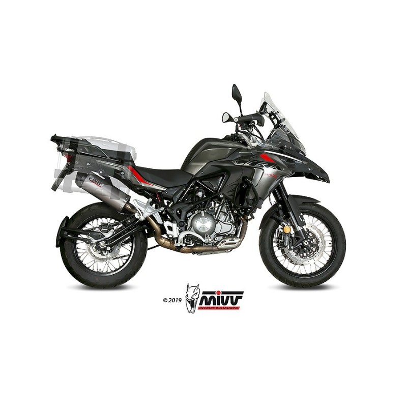 silencioso mivv oval titan c tapa carbono benelli trk 502 x 2018 25 e 004 lnc