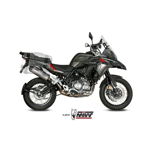 silencioso mivv oval titan c tapa carbono benelli trk 502 x 2018 25 e 004 lnc