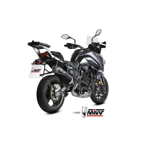 silencioso mivv oval carbono c tapa carbono benelli trk 702 x 2023 26 e 012 lec