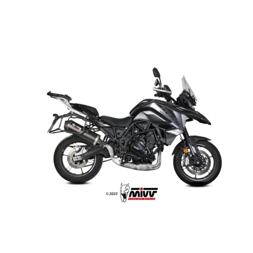 silencioso mivv oval acero negro carbon benelli trk 702 x 2023 26 e 012 lvc