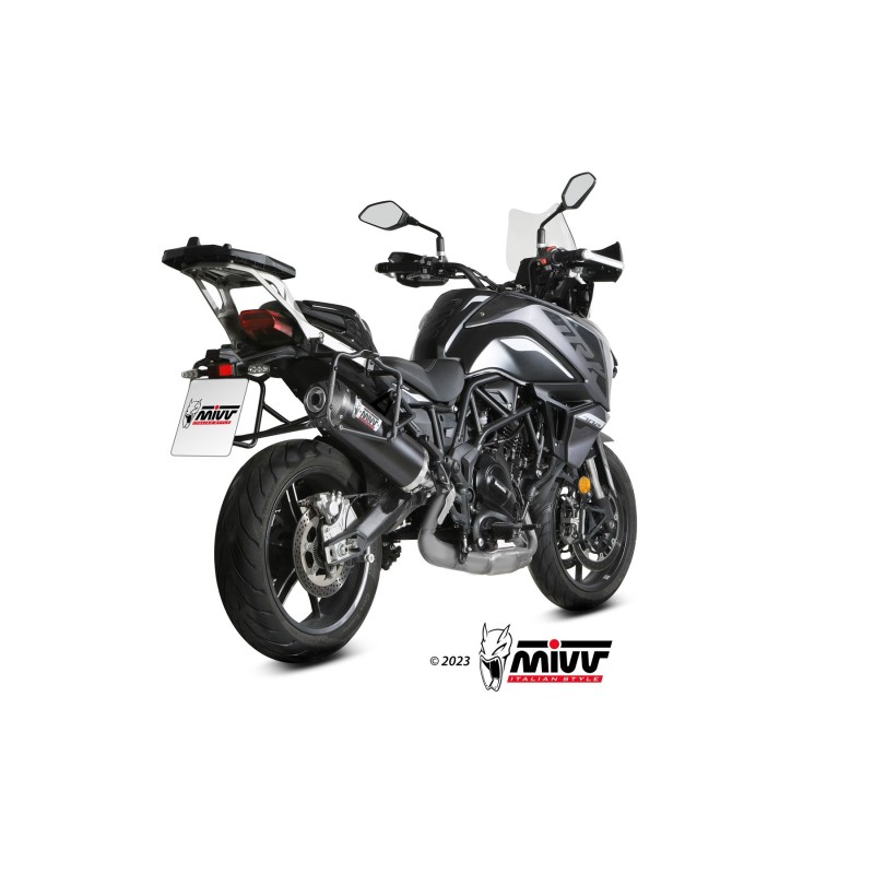 silencioso mivv oval acero negro carbon benelli trk 702 x 2023 26 e 012 lvc