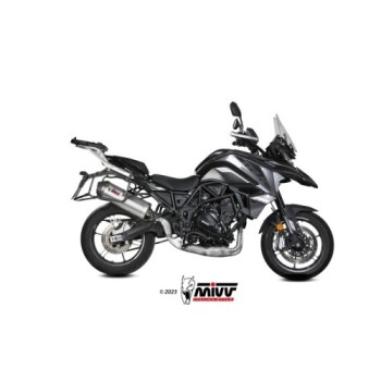 silencioso mivv oval st acero carbono benelli trk 702 x 2023 26 e 012 lx2c 2