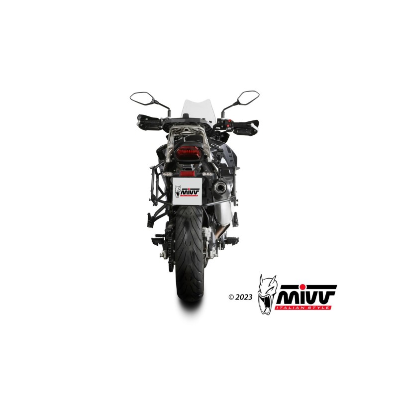 silencioso mivv oval st acero carbono benelli trk 702 x 2023 26 e 012 lx2c
