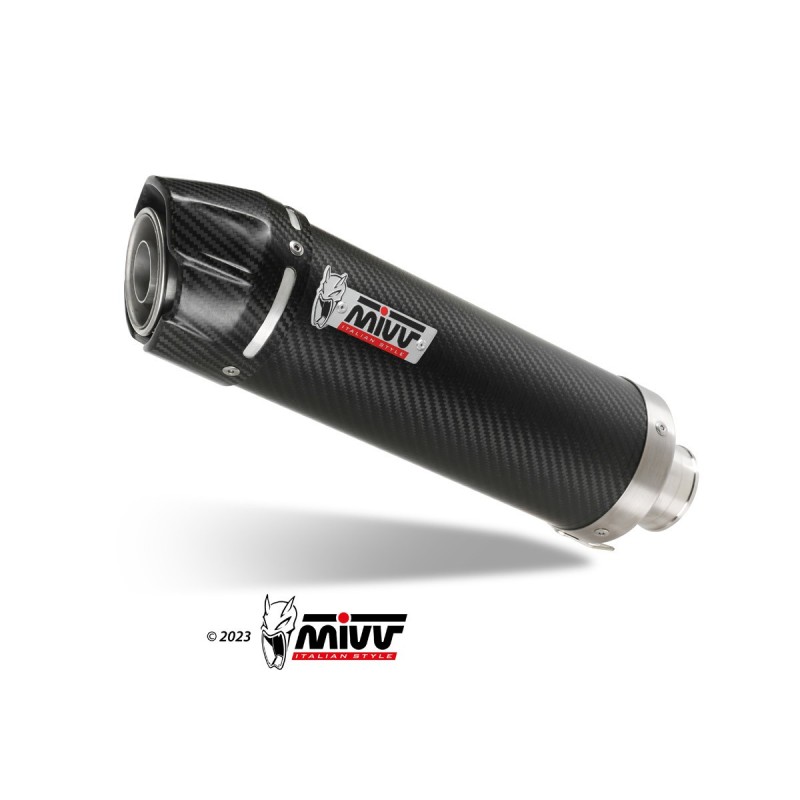 silencioso mivv gp carbon c tapa carbono honda cbr 600 f 2001 10 h 013 l2sc